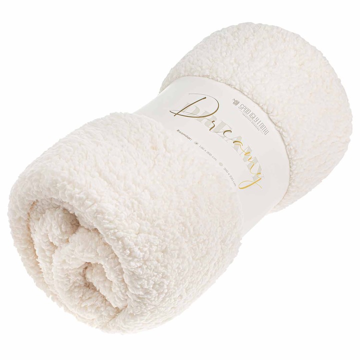 Одеяло, Spod Igły i Nitki, микрофибър, 160 x 80 см, кремаво