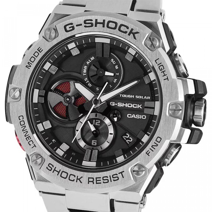 Мъжки часовник Casio G-Shock, G-Steel Bluetooth, GST-B100D-1AER