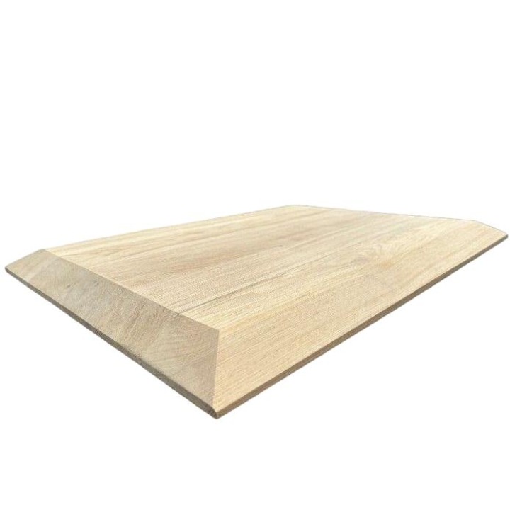 Плот за маса WestTree, 60x60см, дъб масив, заоблени ъгли, бежов