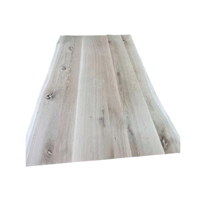 Масивен дъбов плот 180х90см, естествени ръбове, WestTree