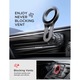 Suport telefon auto magnetic, prindere grila ventilatie, Puternic MagSafe Car Mount, ratativ 360, compatibil universal