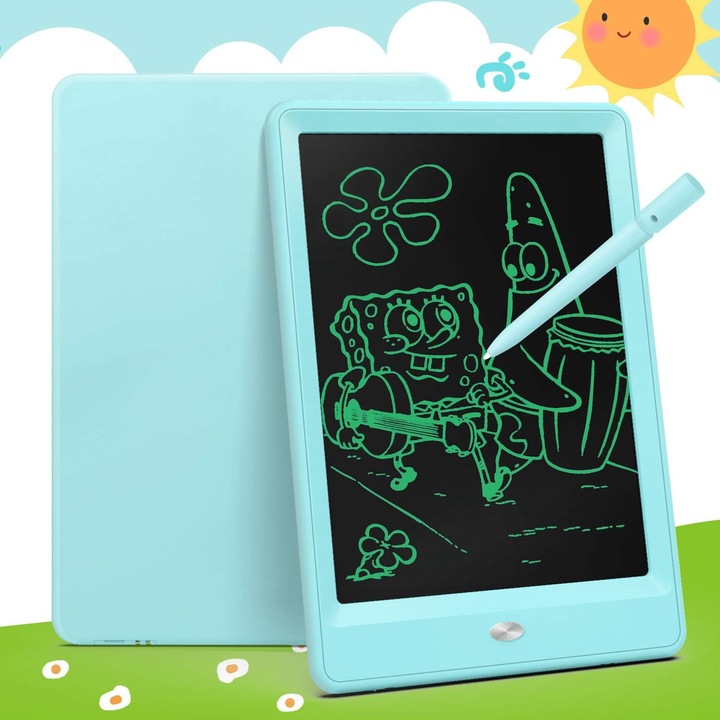 LCD írótábla 10 hüvelykes, rajzoláshoz, többszínű, 150g