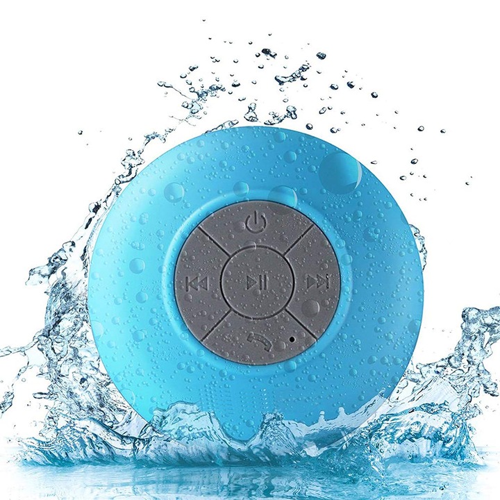 Boxa Bluetooth Jormftte, stil retro, antena extensibila, 1200mAH, gri, 20x13x9cm