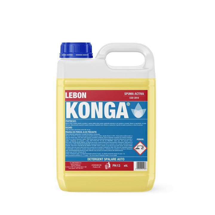 Active Foam, 5L, Professzionális használatra 1:50 hígítással, Foam/Jaune Cocu