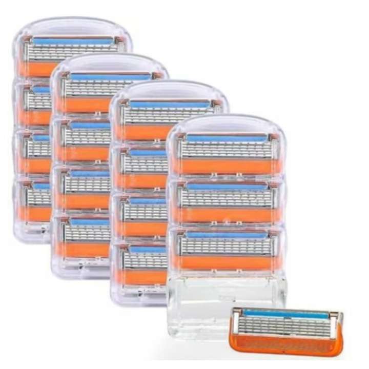 16 db-os utántöltő készlet Gillette Fusion 5, Cozevdnt, Multicolor készülékekhez