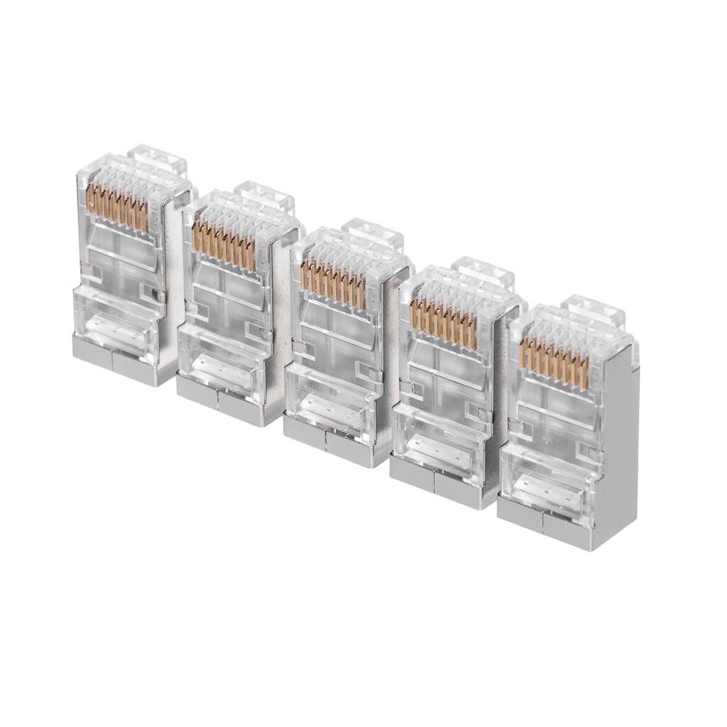 Mufa RJ45 Cat6, Netrack, set 100 bucati, transparent - eMAG.ro