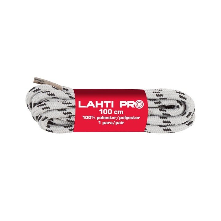 Siret Poliester / Gri-negru - 100cm, 10/set