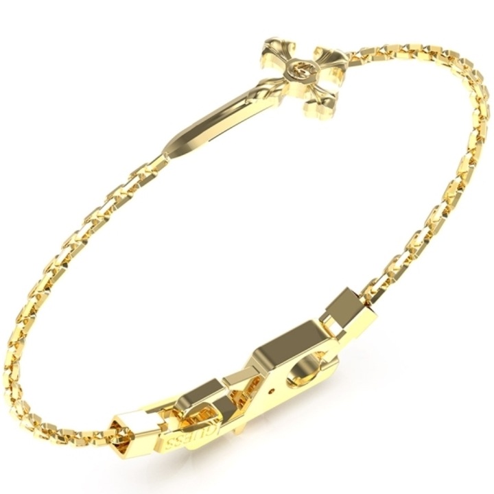 Bratara Guess South Alameda cruce JUMB04026JWYG-S, Auriu