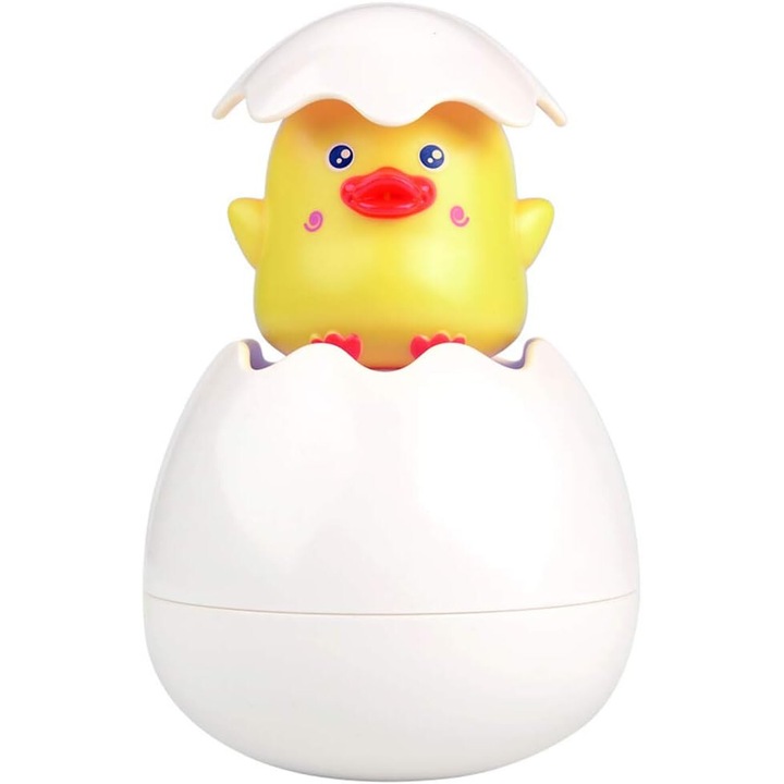 Fürdőjáték, szórakozás a fürdőben, sárga kacsa, 12 hónapos+