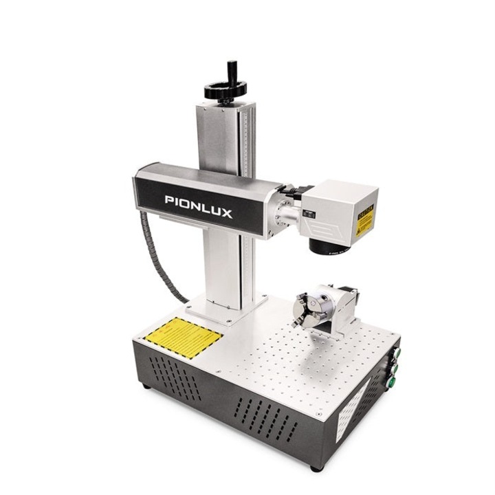 Pionlux LM-P, Lézerjelölő gép, Fiber / szálas lézer, forgatóval, 50W, 220V, 850x600x350mm