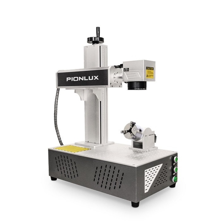 Pionlux LM-P, Lézerjelölő gép, Fiber / szálas lézer, 50W, 220V, 850x600x350mm
