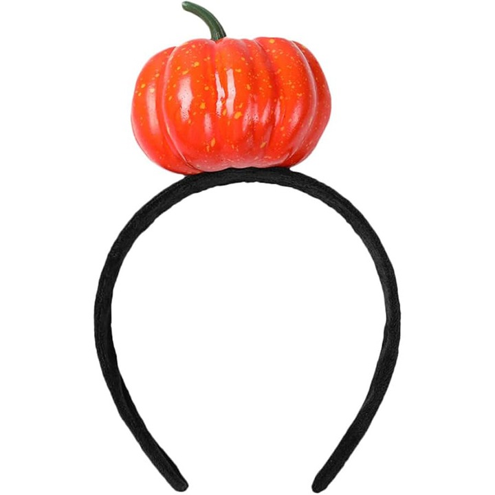 Accesoriu de Halloween, Banda de Par Dovleac, Multicolor, 12x20cm, Set