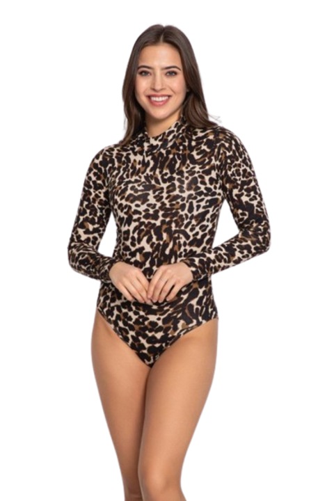 Дамско боди, Кафяв