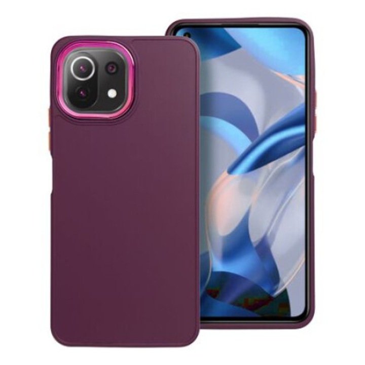 fixGuard SOFT FRAME tok Xiaomi Mi 11 Lite 5G / Mi 11 Lite LTE ( 4G ) / Mi 11 Lite NE lila