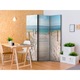 Paravan acustic Artgeist - Holiday at the Seaside - 135 x 172 cm