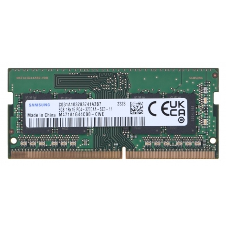 Памет за лаптоп sodimm Samsung 8GB DDR4 3200MHz cl22, bulk, 1Rx16, M471A1G44CB0-CWE