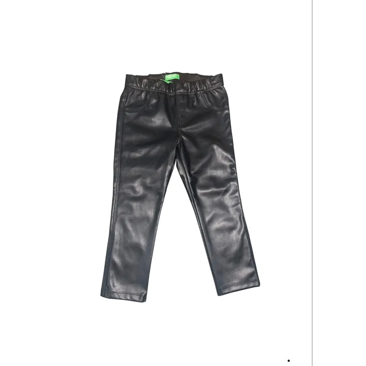 United Colors Of Benetton párnázott műbőr harisnyanadrág, 3-4 év, 104 cm, párnázott, fekete