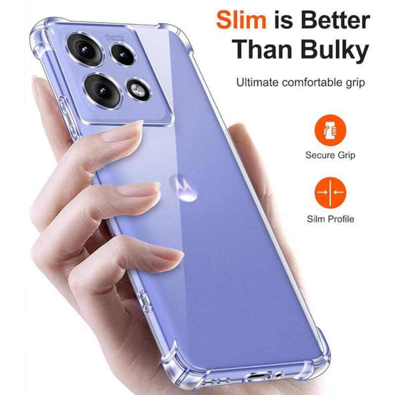 Husa protectie Mat-Tech compatibila cu Motorola Edge 50 Neo 5G, Protectie Camera, Colturi anti-soc, Decupaje Precise, Rezistenta la impact, Transparenta