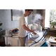 Statie de calcat Philips PerfectCare Viva GC7035/20, Talpa SteamGlide Plus, 2400 W, 1.7 l, 210 g/min, Alb/Albastru