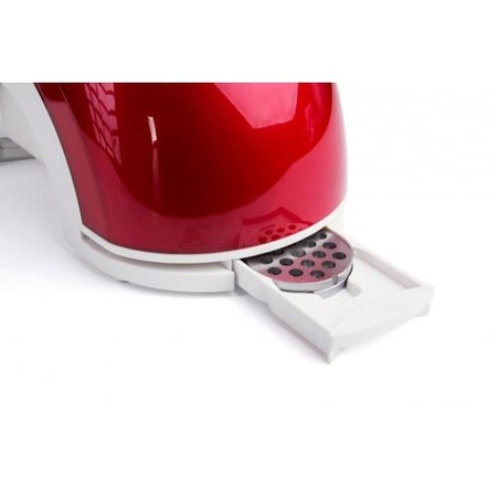 Masina de tocat carne Heinner MG-3000DC, 3000 W, 2 Kg/min, Rosu/Alb