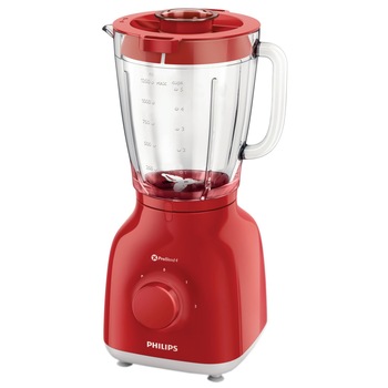 Blender Philips Daily Collection ProBlend 4 HR2105/50, 400 W, 1.25 l, 2 Viteze, Functie impuls, Rosu Blender Philips Daily Collection ProBlend 4 HR2105/50, 400 W, 1.25 l, 2 Viteze, Functie impuls, Rosu