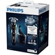 Aparat de ras Philips S9511/31, Acumulator, 1 accesoriu, 3 capete, Autocuratare, Maro/Negru