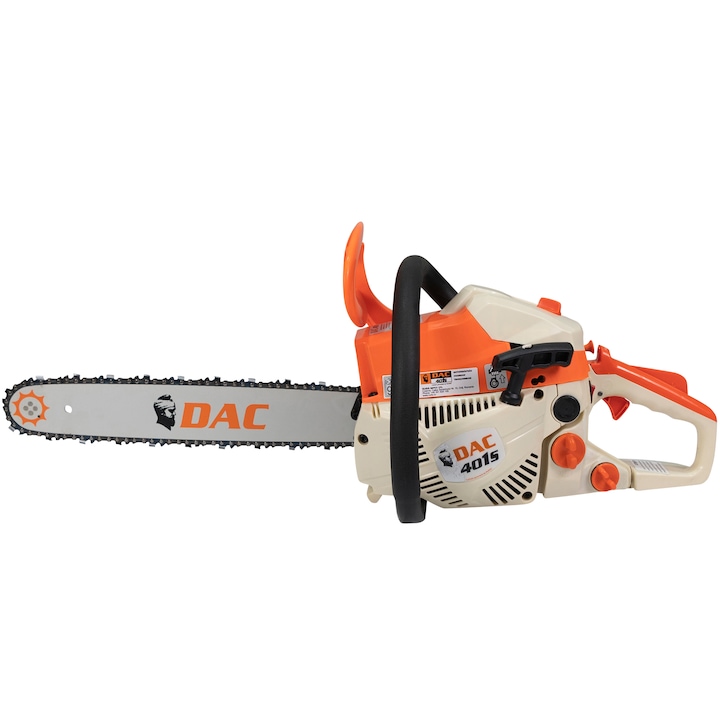 Drujba (motofierastrau) cu lant pe benzina Ruris DAC 401S, 2 CP, 41 CC, 2 timpi, 40 cm lungime lama