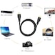 A+ Kábel, HDMI - Ethernet, High-Speed, 1.4V, Aranyozott, 5m