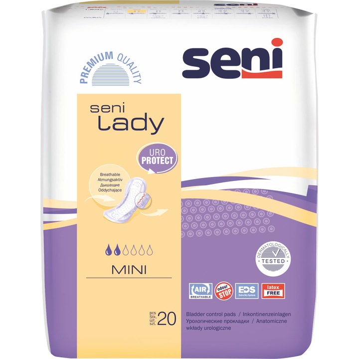 Absorbante pentru incontinenta Seni Lady Mini, 20 buc