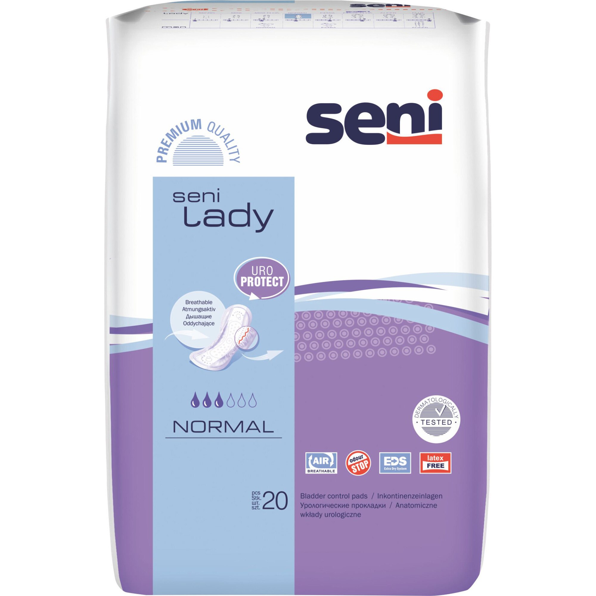 Absorbante pentru incontinenta Seni Lady Normal, 20 buc