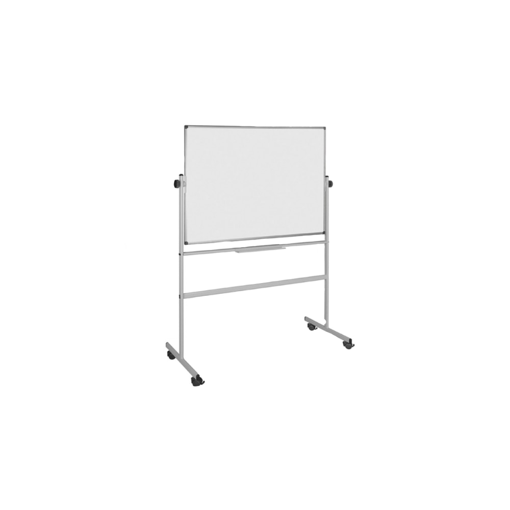 Tabla magnetica rotativa, seria MAYA Bi-Silque, rama din aluminiu Tabla magnetica rotativa Bi-Silque, rama din aluminiu, 180 x 120 cm