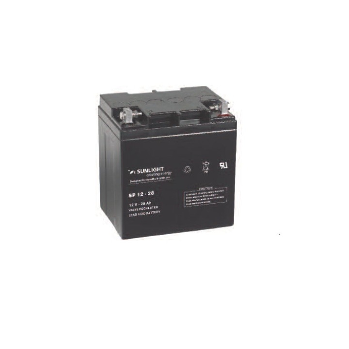 Acumulator VRLA SUNLIGHT 12V 28 Ah cod SPA 12-28