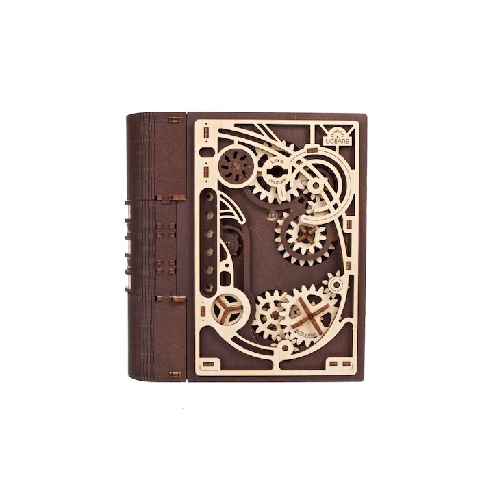 3D дървен пъзел, Ugears, Book of Secrets, 263 части