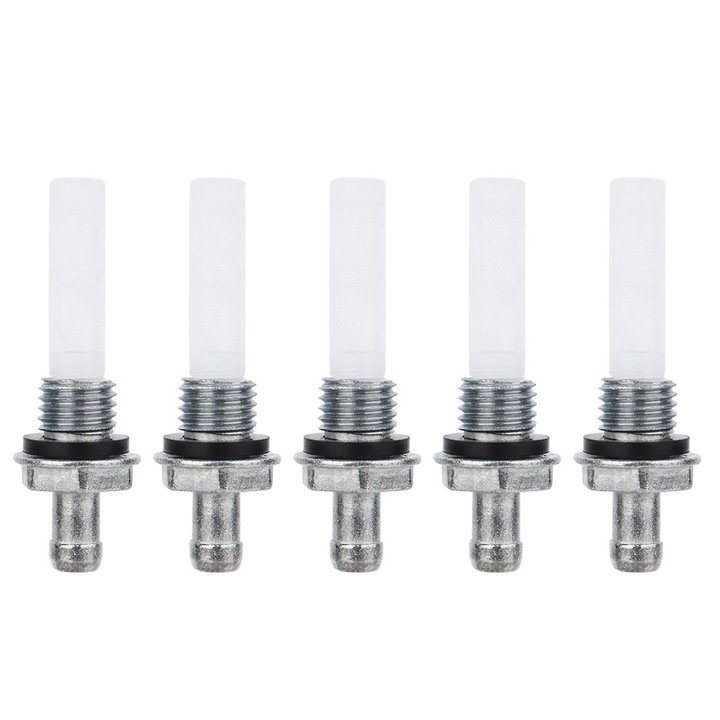 Set 5 filtre pentru rezervor de combustibil, Bizaical, metal, compatibile cu Honda GX160/GX200/GX240/GX270/GX340/GX390