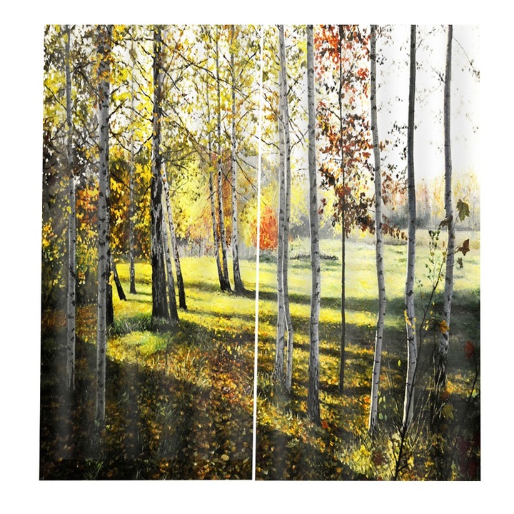 2 db modern függöny szett, 150x166cm, egyszerű kivitelű, többszínű