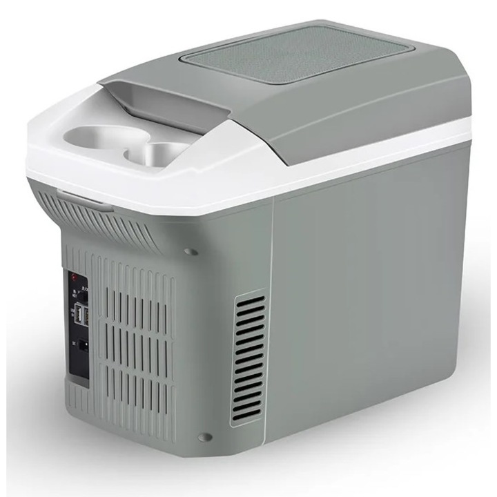 Lada frigorifica auto functie incalzire, pentru automobil caravana camper si altele 12V/220V - 8L