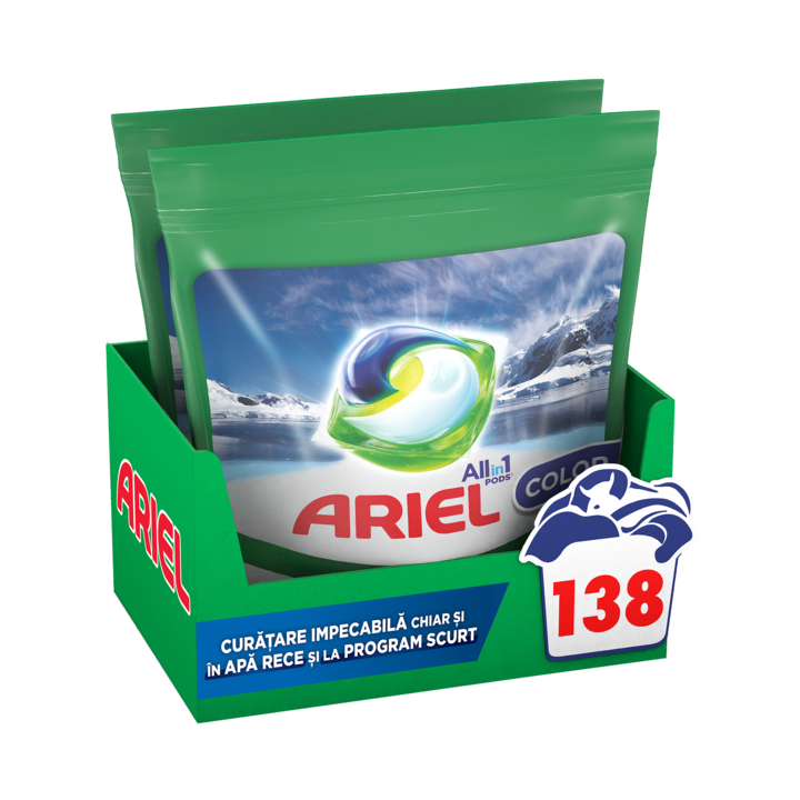 Капсули Ariel All in One PODS Arctic Edition, color, 2x69, 138 изпирания