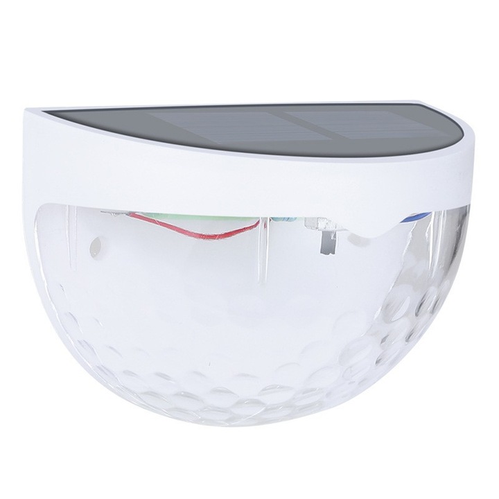 Napelemes fali lámpa 6LED, többféle modell