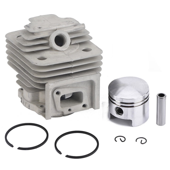 Set cilindru cu piston si inele pentru motocoasa MITSUBISHI TL52 BG520, 44MM, cu kit de reparare