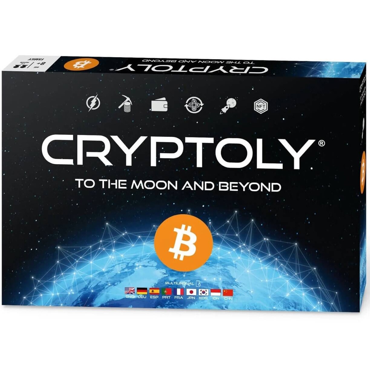 Joc Cryptoly - To the Moon and beyond, limba engleza, 2-6 jucatori, +8 ani