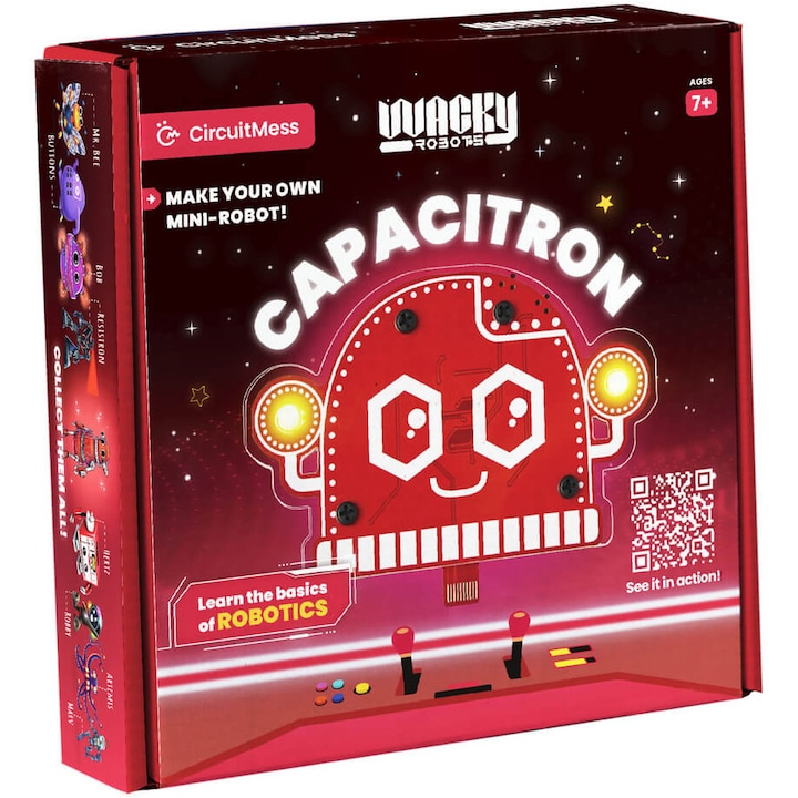 Kit robotica STEM Wacky Robots - Capacitron