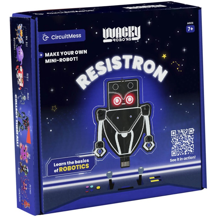Kit robotica STEM Wacky Robots - Resistron