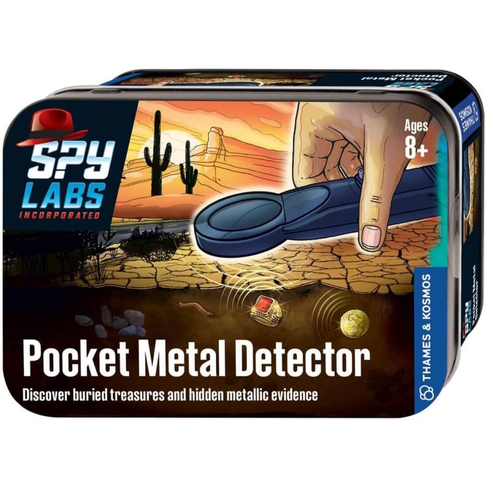Set educativ Thames & Kosmos, Spy Labs - Detector de metale pentru buzunar