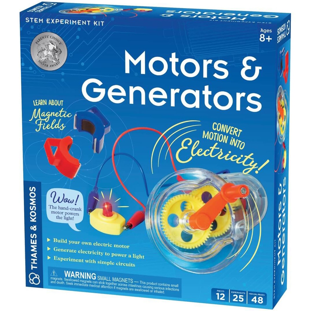 Set educativ STEM Thames & Kosmos - Motoare si generatoare