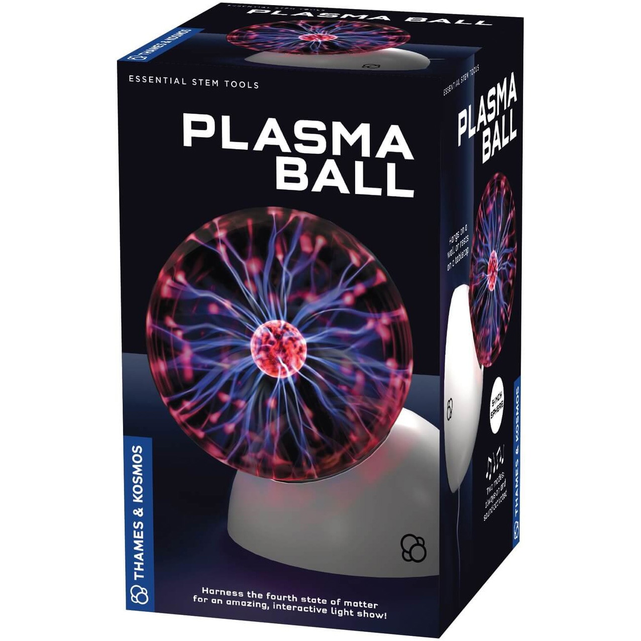Set educativ STEM Thames & Kosmos - Plasma Ball, Lampa Plasma, 13 cm