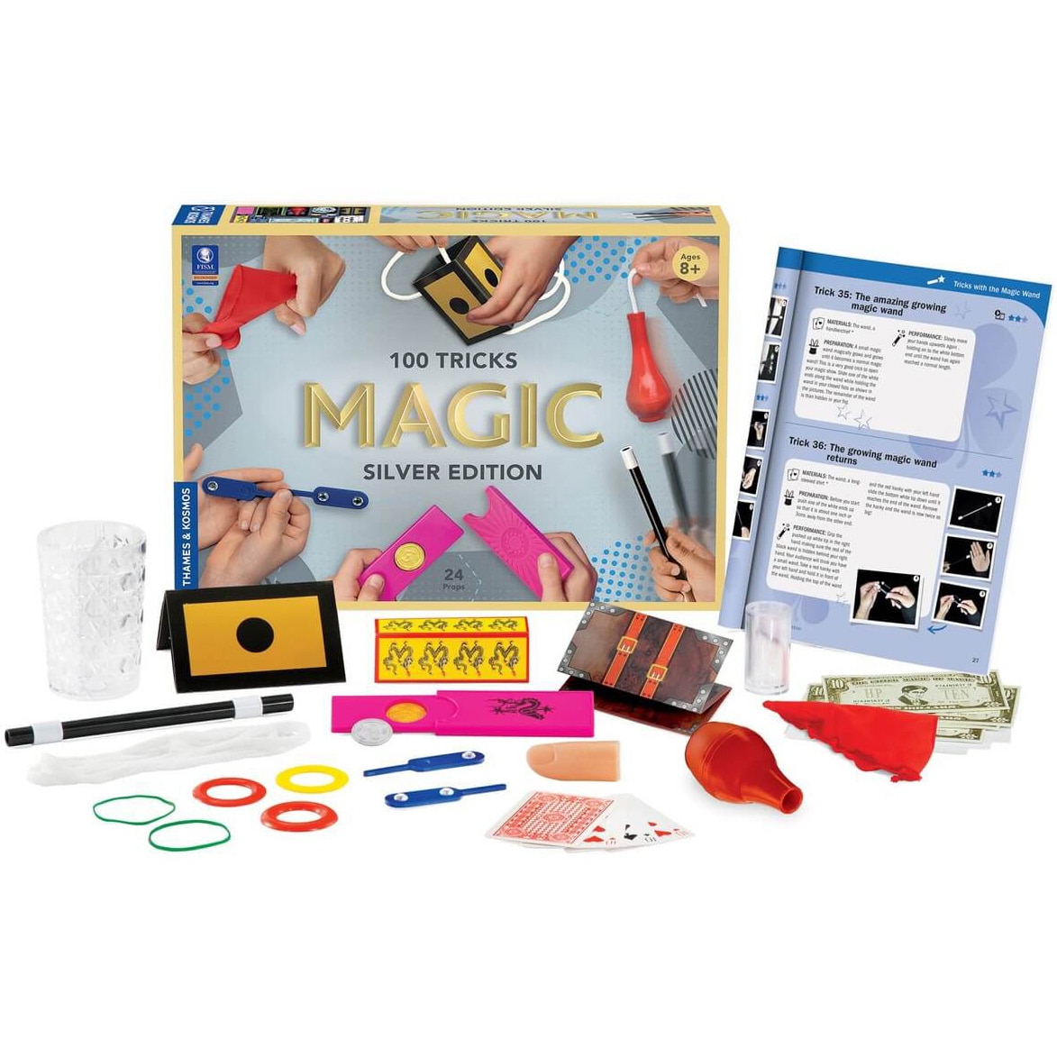 Joc educativ Thames & Kosmos - Magic Silver Edition, 100 trucuri