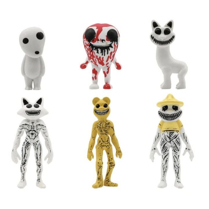 Комплект от 6 фигурки Zoonomaly, Horror Game, Mystery Box, Tnagora®, 9 cm