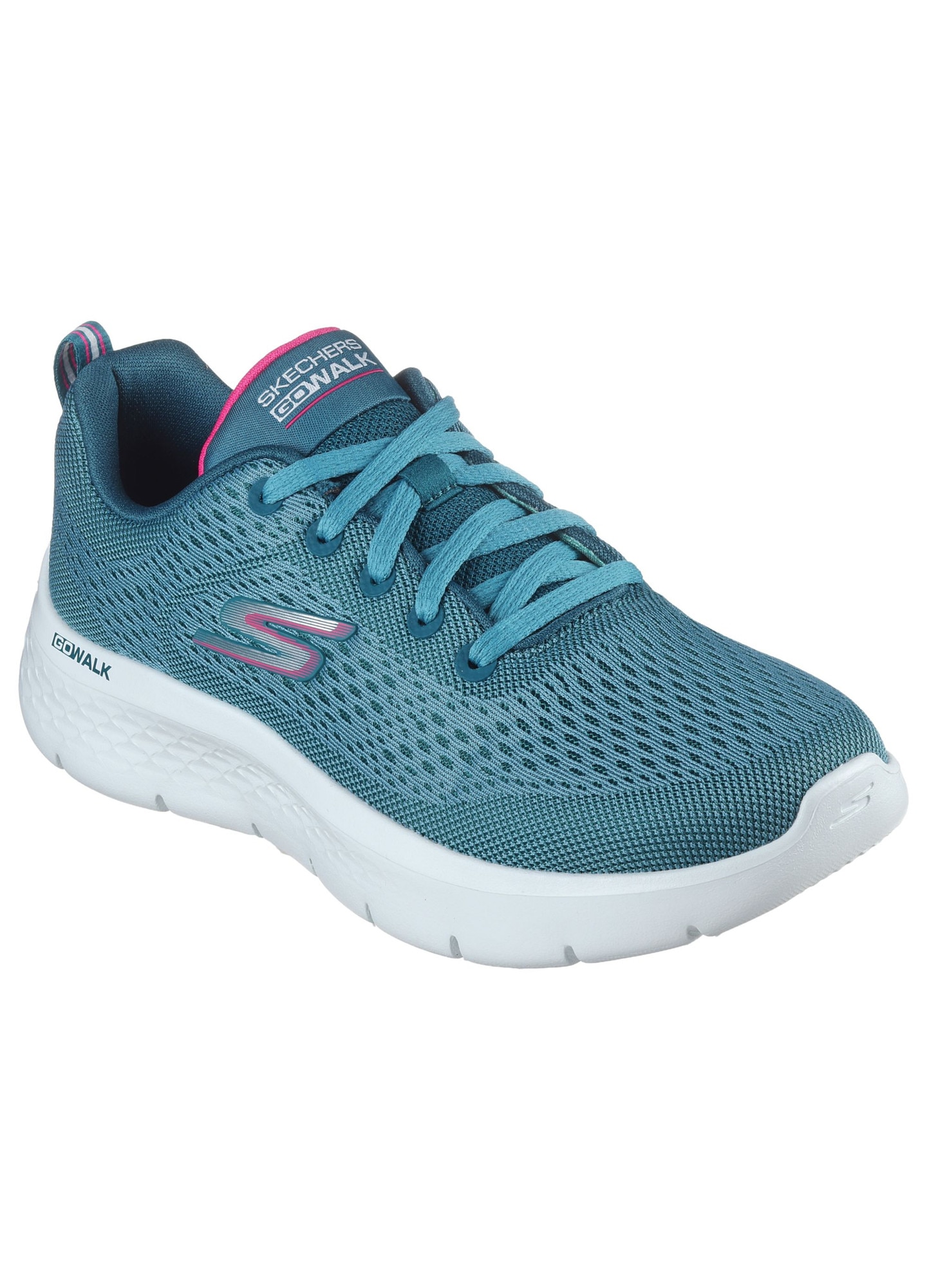 Pantofi sport dama, Skechers, Go Walk Flex Kali, Albastru turcoaz