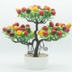 Pom de fructe artificial in ghiveci, longziming, decor pentru acasa sau birou, culori elegante, dimensiuni variate.