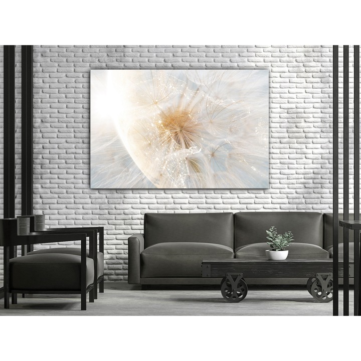 Картина Artgeist, Италианско платно - Глухарче на слънце, 1 част, Широко - 30 x 20 см